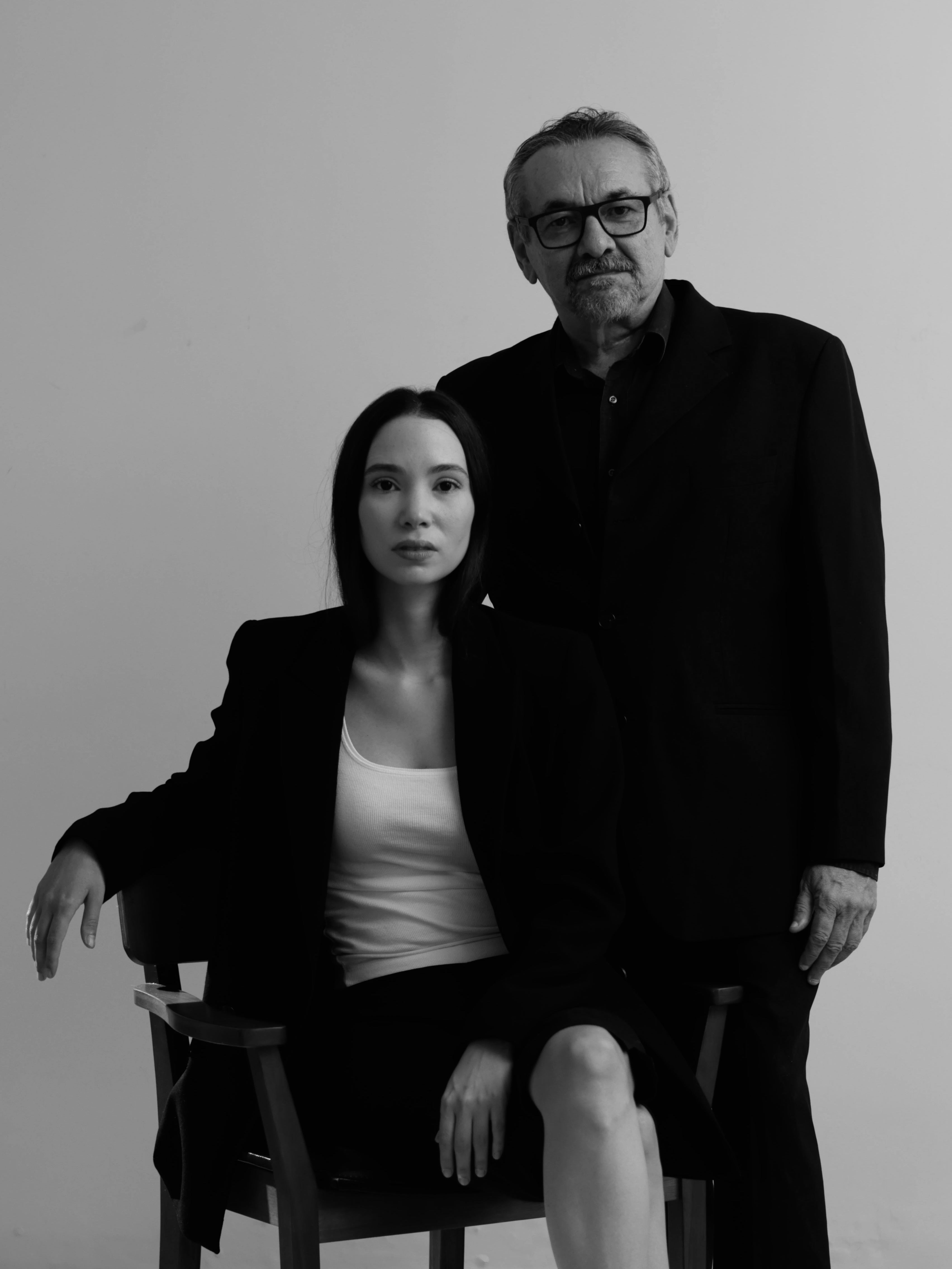A fundadora Glenda R. Costa junto ao seu pai João Bosco